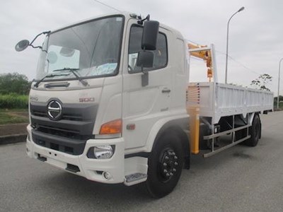 HINO 8 TẤN FG8JT8A GẮN CẨU SOOSAN 334 3 TẤN 4 ĐỐT