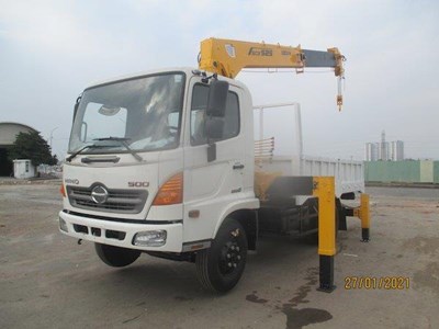 HINO FC9JETC GẮN CẨU SOOSAN525 5 TẤN 5 ĐỐT