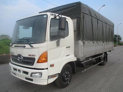 XE TẢI HINO 6,8 TẤN FC9JJTC THÙNG MUI BẠT 5,7m