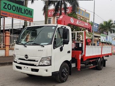 Hino XZU730 gắn cẩu Unic 345