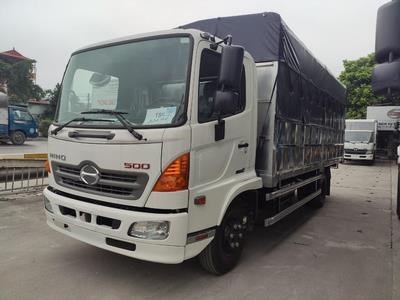 HINO 6T6 THÙNG MUI BẠT DÀI 5M7 (FC9JJTC)